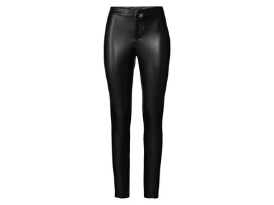 Джеггинсы с искусственной кожы для женщины Esmara LYCRA® 426484 38(S) Черный