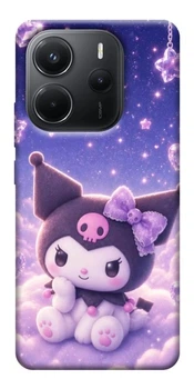 TPU чехол Demsky Kuromi sleppy для Xiaomi Redmi Note 14 4G (Int. version)
