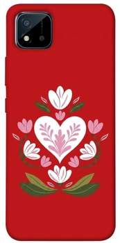 TPU чехол Demsky Квітуче серце для Realme C11 (2021)