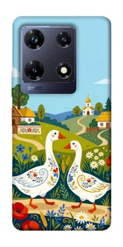TPU чехол Demsky Ukr gooses для Infinix Note 30 Pro