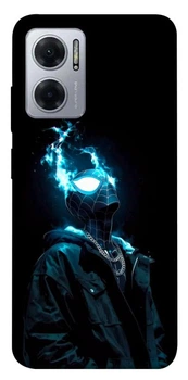 TPU чехол Demsky Black spiderman для Xiaomi Redmi Note 11E