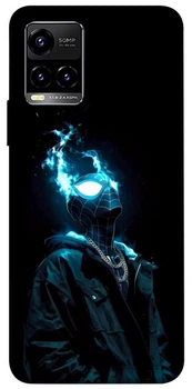 TPU чехол Demsky Black spiderman для Vivo Y21 / Y33s