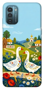 TPU чехол Demsky Ukr gooses для Nokia G21