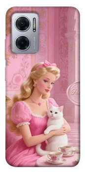 TPU чехол Demsky Barbie with cat для Xiaomi Redmi Note 11E