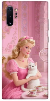 TPU чехол Demsky Barbie with cat для Samsung Galaxy Note 10 Plus