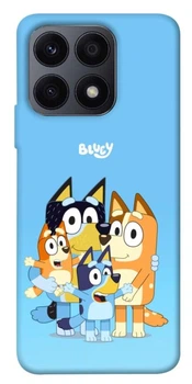 TPU чехол Demsky Bluey family для Huawei Honor X8a