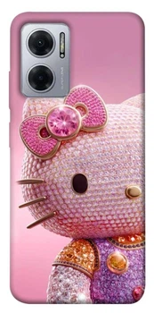 TPU чехол Demsky Hello kitty diamond для Xiaomi Redmi Note 11E