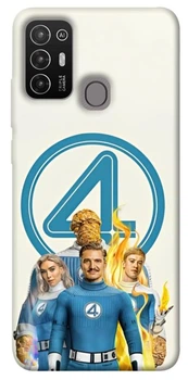 TPU чехол Demsky Fantastic four для ZTE Blade A52
