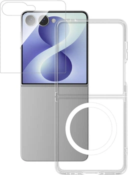Чехол и защитное стекло 4smarts 360° Protection Set для Samsung Galaxy Z Flip8 (4252011914586)