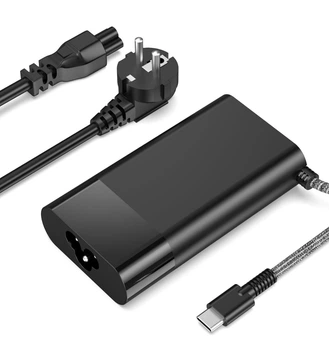 Зарядное устройство TPN-CA25 65W USB-C для ноутбуков HP, блок питания Type-C с сетевым кабелем