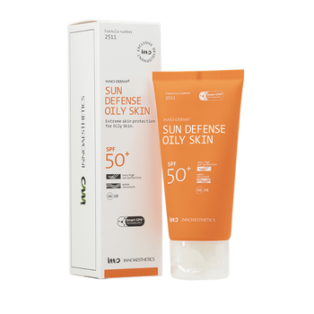 Сонцезахисний крем для жирної шкіри SPF 50+ Innoaesthetics Sun Defense Oily Skin