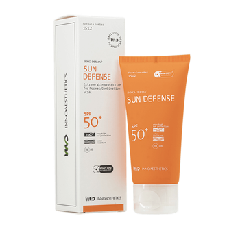 Сонцезахисний крем для нормальної та комбінованої шкіри SPF 50+ Innoaesthetics Sun Defense
