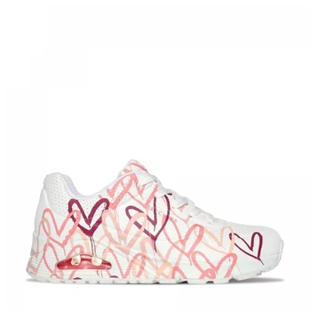 Жіночі кросівки Skechers Uno Spread The Love White/Coral 43 Білий 155507-WCRL