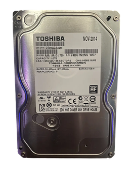 Жесткий диск HDD Toshiba 1TB 3.5″ SATA III 7200 об/мин 32MB CMR б/у для компьютера