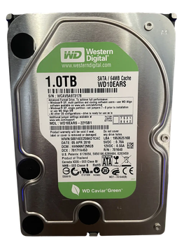Жорсткий диск HDD Western Digital 1TB 3.5″ SATA III 5400 об/хв 64MB б/в для комп’ютера