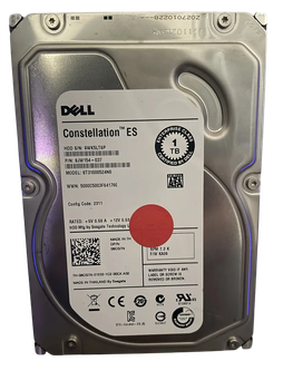 Жорсткий диск HDD Dell Enterprise 1TB 3.5″ SATA III 7200 об/хв 32MB б/в для сервера та комп’ютера