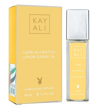 Жіноча парфумована вода аналог Kayali Capri in a Bottle Lemon Sugar | 14 Pheromone Parfum 40 мл