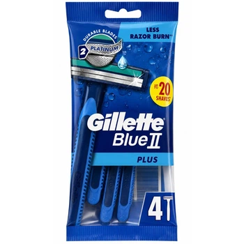 Одноразові станки для гоління Gillette Blue II Plus 4 шт