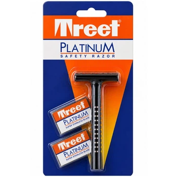Станок для гоління Treet Platinum з 2 змінними лезами