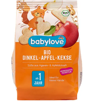 Дитяче печиво з яблуком Babylove, 125 г