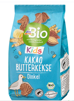Печиво з какао-маслом та фініковою пастою dmBio, 125 г