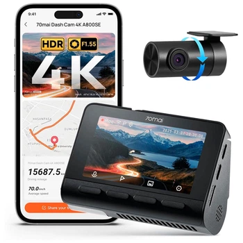 Видеорегистратор 70mai A800SE-1 Dash Cam + RC22 Rear Camera