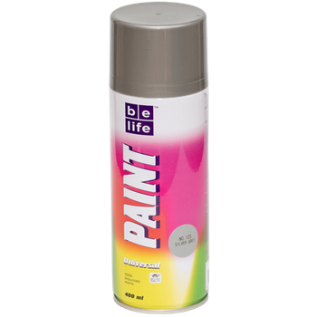 Фарба BeLife № 125 400 мл сіре срібло