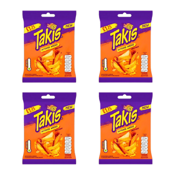 Набор Кранчи 4шт Takis Intense Nacho Seasoned Cheese 100g