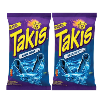 Набор Кранчи 2шт Takis Blue Heat Rolls 100g