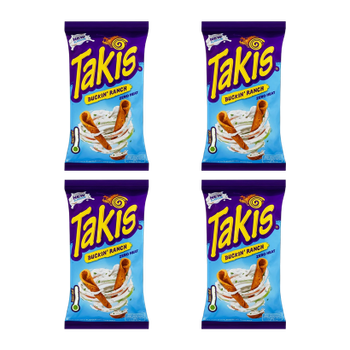 Набор Кранчи 4шт Takis Buckin Ranch Сметана 100g