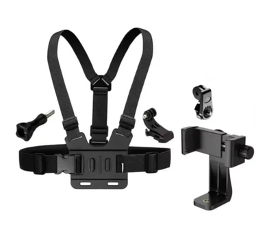 Универсальное нагрудное крепление-жилет для телефона и экшн-камер (GoPro, DJI, Xiaomi)