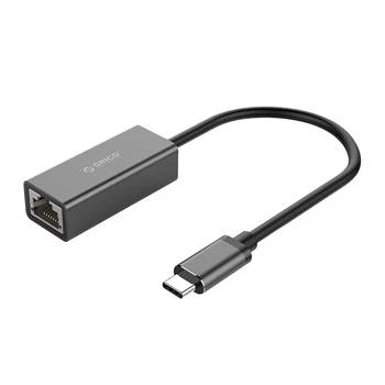 Adapter sieciowy Orico USB‑C RJ45 Gigabit 1 Gbps (6942227180629)