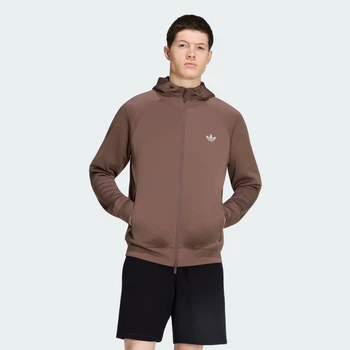 Чоловіча толстовка TREFOIL ESSENTIALS SPACER FULLZIP adidas KX9118 (M) коричневий (4069996796324)