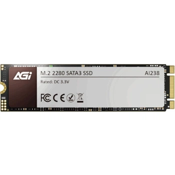 SSD 512Gb AGI AI238 M.2 2280 SATA 2.5" 3D NAND QLC, Retail (AGI512G80AI238)