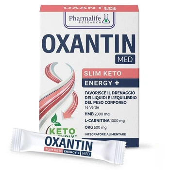Диетическая добавка Oxantin Slim Keto Энергия Pharmalife 15 стиков по 4,5 г