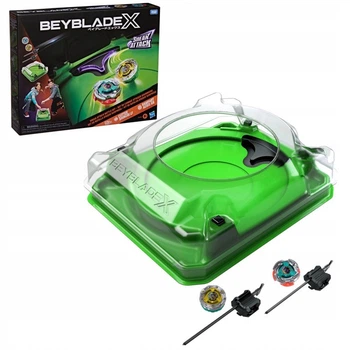 Ігровий набір Beyblade X Арена Beystadium Sneak Attack Battle з 2 блейдами та пусковими пристроями (G1940) (5010996402158)