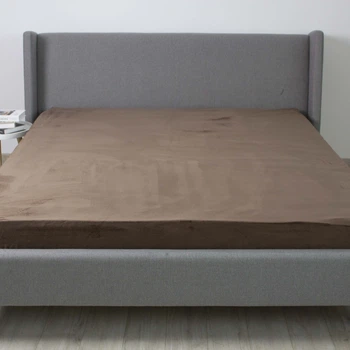 Простирадло ТЕП "VELOUR" з резинкою Коричневий, 180x200