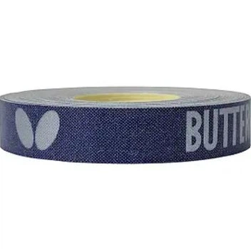 Торцевая лента для ракеток из настольного тенниса BUTTERFLY Blue/Silver шириной 12 мм длина рулона 5 м