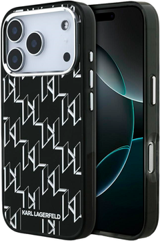 Etui Karl Lagerfeld IML KL Monogram MagSafe do Apple iPhone 17 Pro Black (3666339505813)