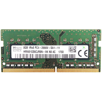 Оперативная память для ноутбука SK hynix 8GB DDR4 2666MHz SO-DIMM 1Rx8 (HMA81GS6CJR8N-VK) код CG-439684712