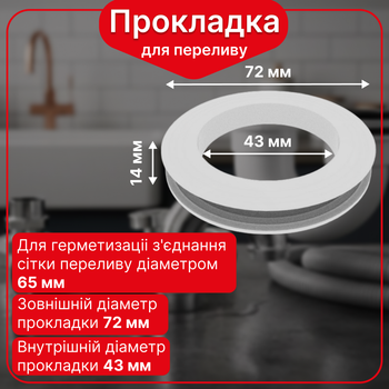 Двусторонняя прокладка Kronoplast для перелива Бабочка DS6008SP07