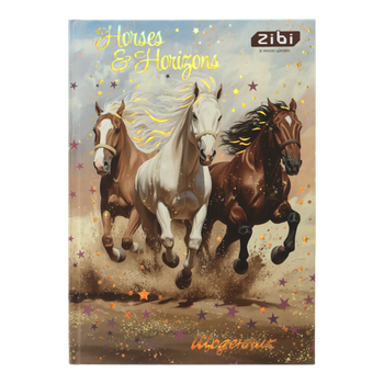 Щоденник шкільний ZiBi KIDS Line 13765-01 40 аркушів NIGHT HORSE, тверда обкладинка /ZB.13765-01/