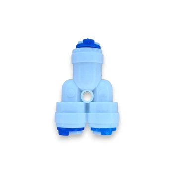 Фитинг тройник для систем обратного осмоса Y 1/4QC - 1/4QC - 1/4QC Shitong