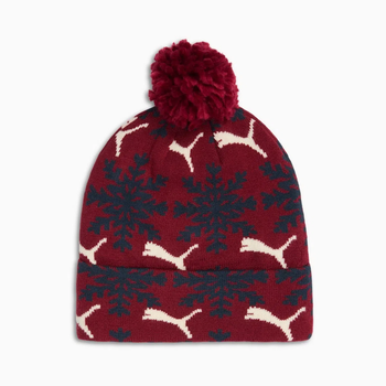 Шапка унісекс Fair Isle Pom Pom Snowflake red