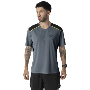 Футболка чоловіча Dynafit Sky Shirt Men XXL Чорний-Сірий