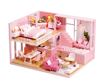 Румбокс Вілла Теплий час Roombox Warm Time CUTEBEE Інтер'єрний конструктор L-030 + купол