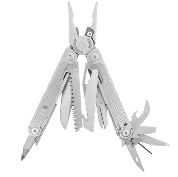 Мультитул Badger Outdoor Splinter 17 Інструментів Нейлоновий Чохол Сірий BO-MT-SLR