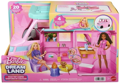 Ігровий набір Mattel Barbie Dream Land Автокемпер для подорожей з лялькою (JMK45) (194735379026)