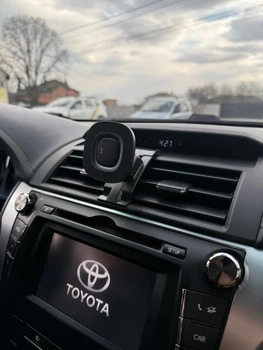Держатель телефона для Toyota Camry XV50,55 2011-2017 (Комлект: основа для панели Camry XV50,55 + магнитный держатель Mag Safe).