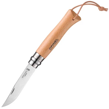 Ніж Opinel №8 Trekking VRI Inox (нержавіюча сталь) Natural